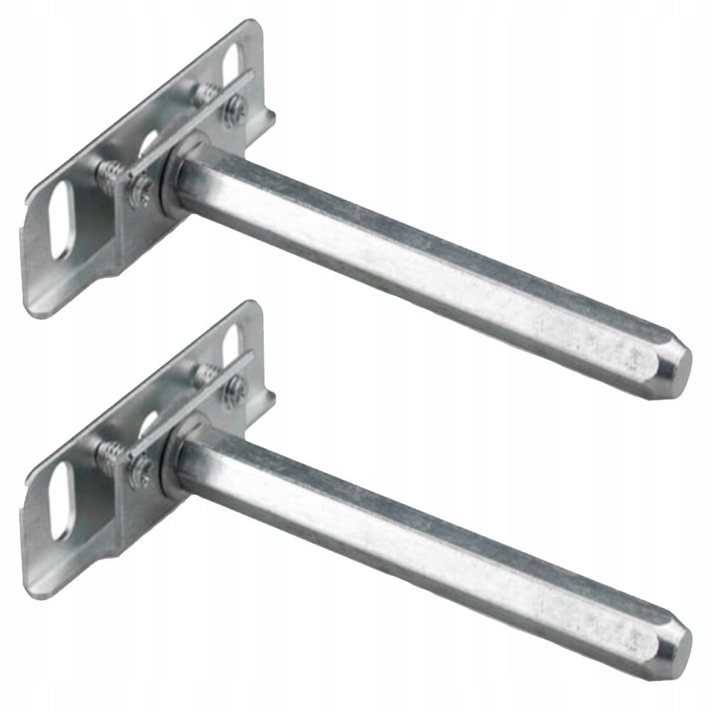 2x NIEWIDOCZNE RAMIĘ UCHWYT DO PÓŁKI WSPORNIK MOCOWANIE PÓŁKI 10x100mm STAL