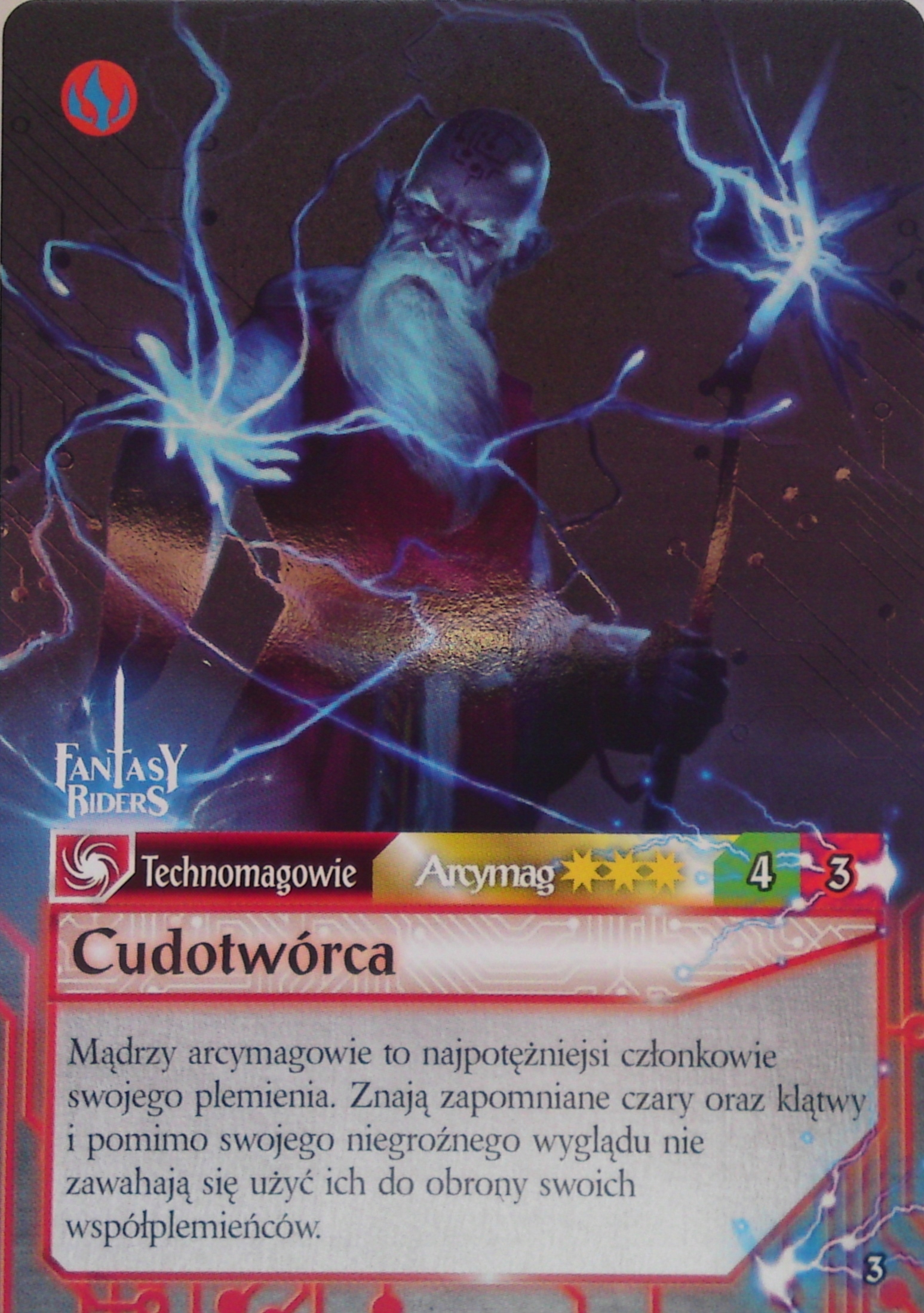 Panini Fantasy Riders Technomagowie Cudotwórca Arcymag 3