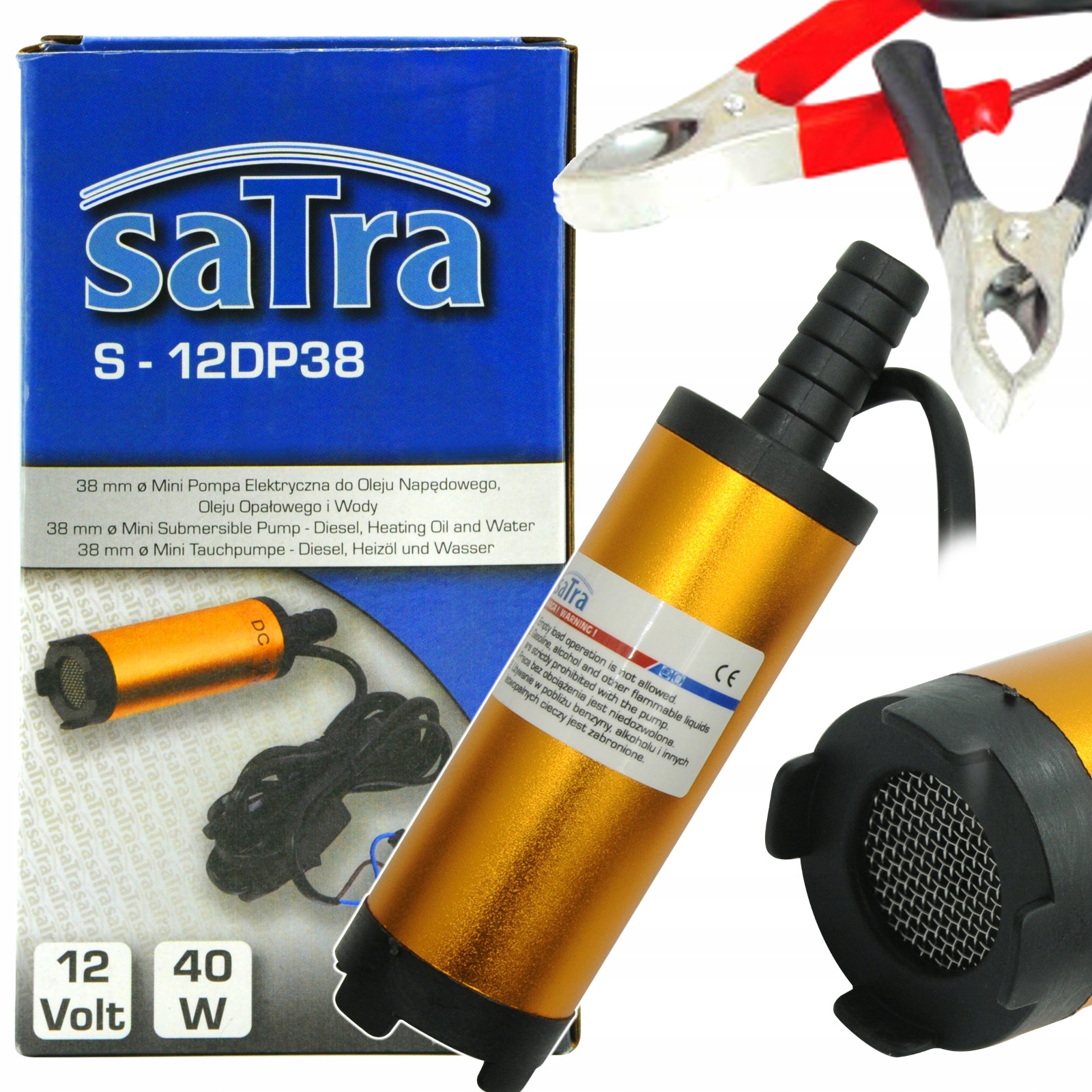 

Pompka Do Spuszczania Paliwa Ropy 12V 38mm On Baku