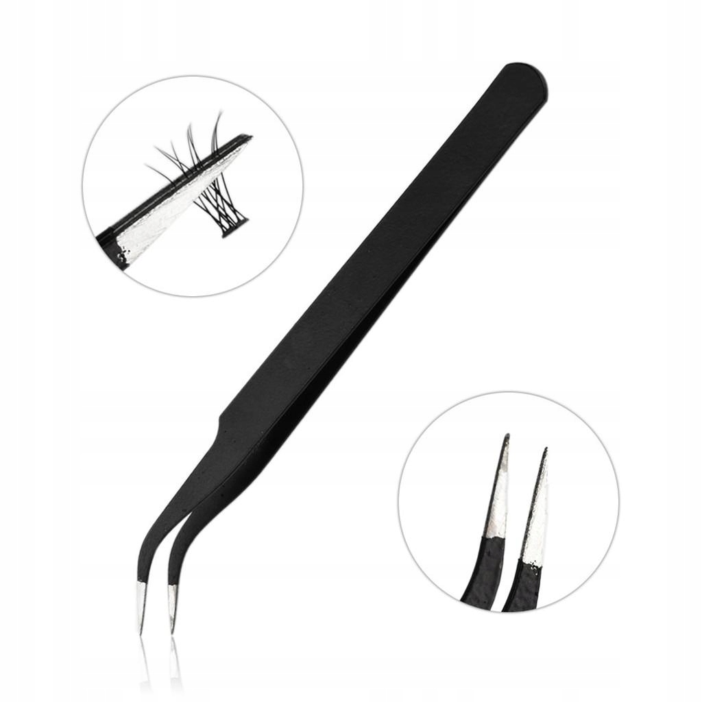 5pcs / Straight Tweezers Set Curved Marka bez marki