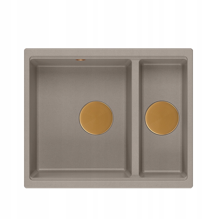 Quadron Drez Logan 150 Zápustný drez Granit Taupe Meď 55,5x46 cm
