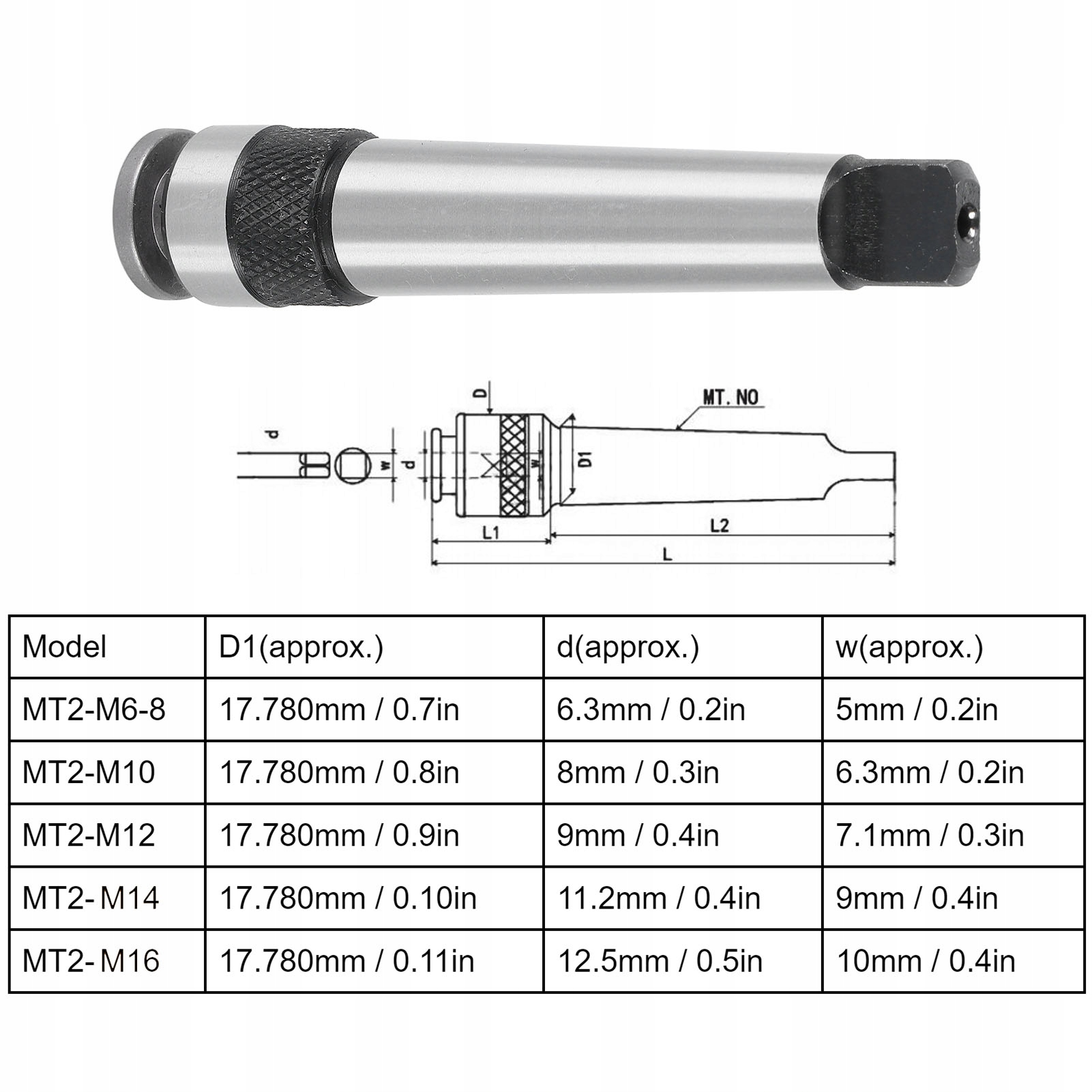 Uchwyt do gwintowania Stożek Morse\'a Chwyt do