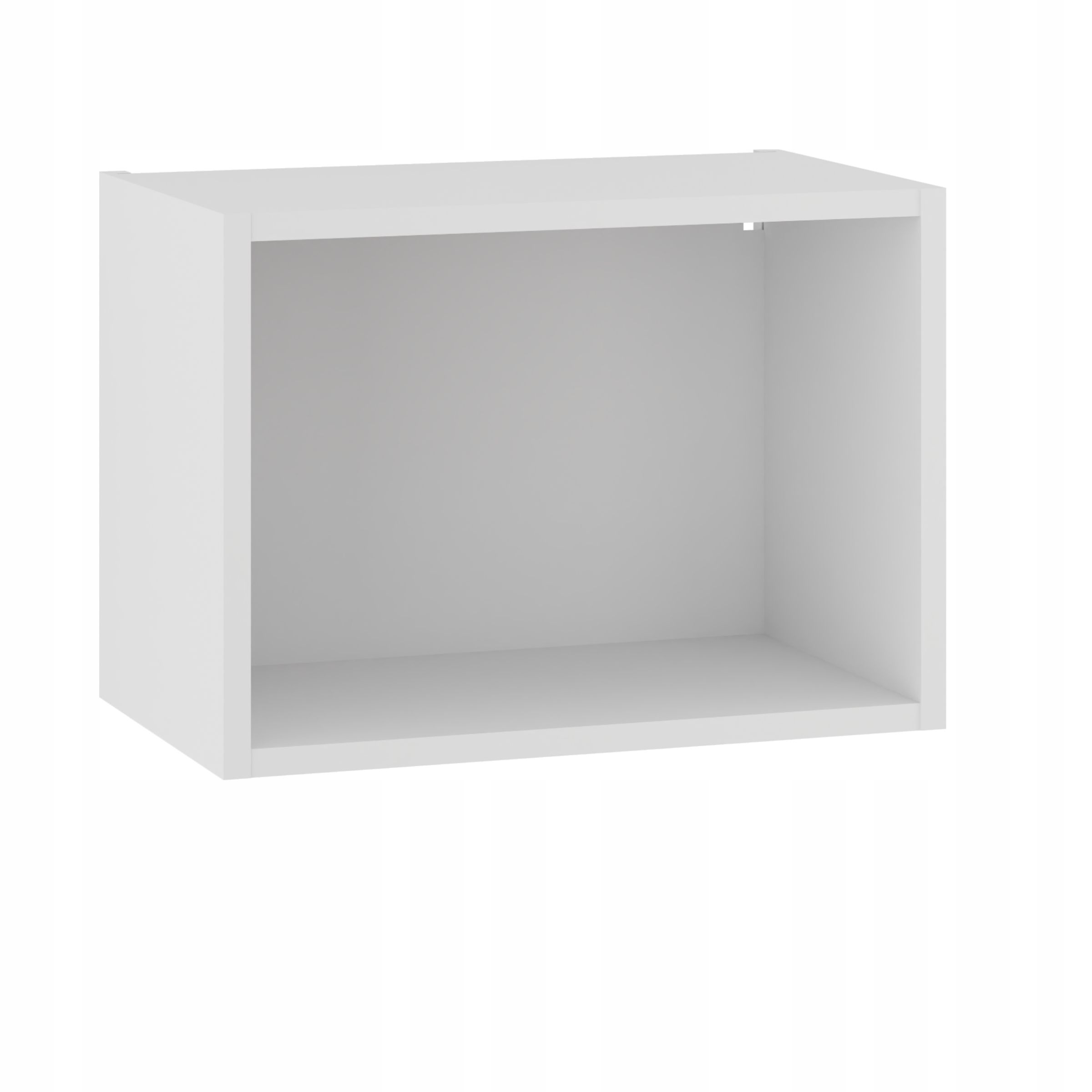 Korpus: bílá horní digestořová kuchyňská skříňka 50/36 s příslušenstvím