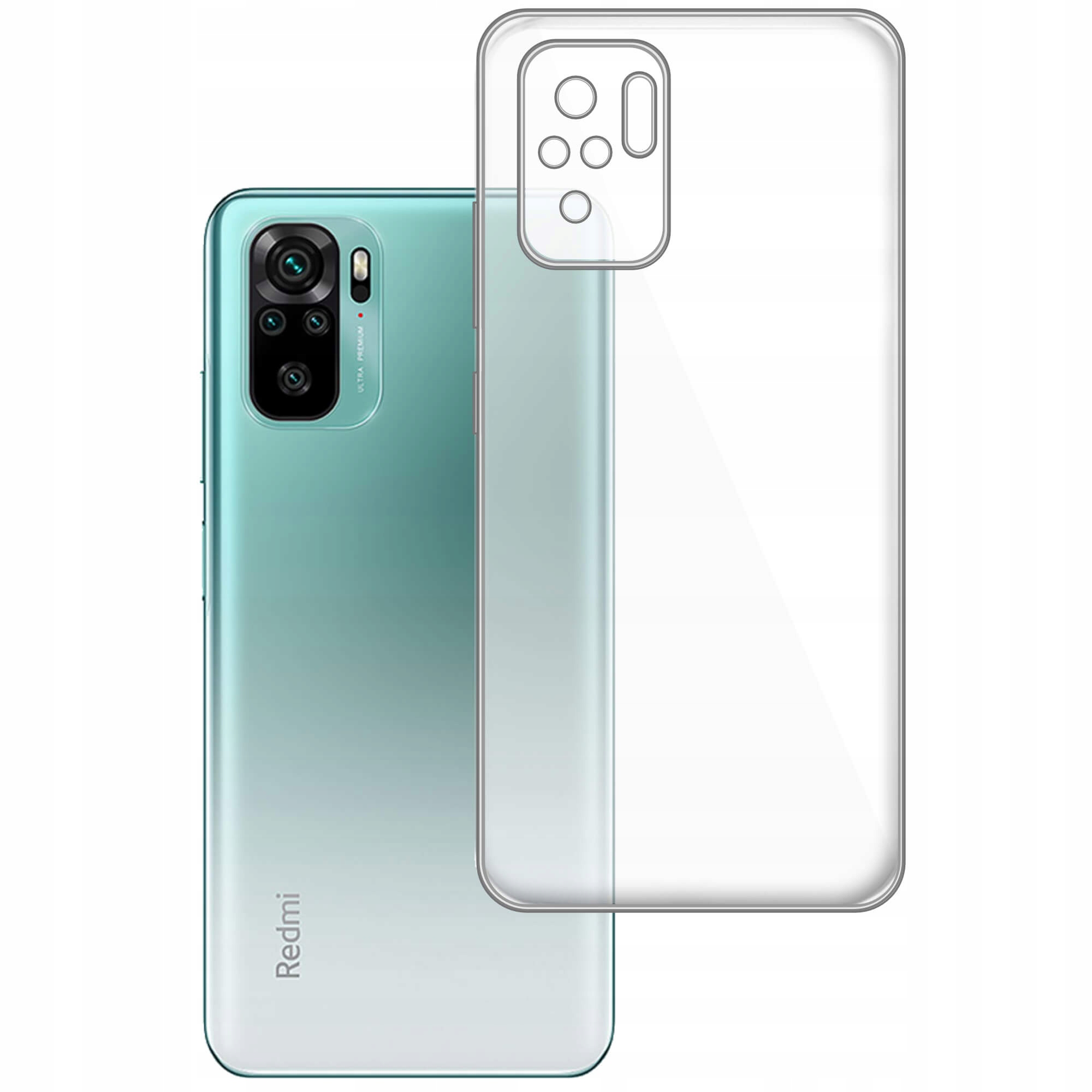 

Etui Do Xiaomi Redmi Note 10 Gumowe Slim Clear