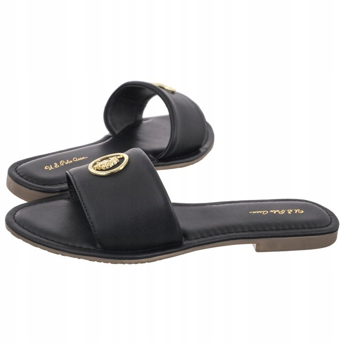 Boty Nazouváky Kožené Dámské U.s. Polo Assn. Linda004 Černé