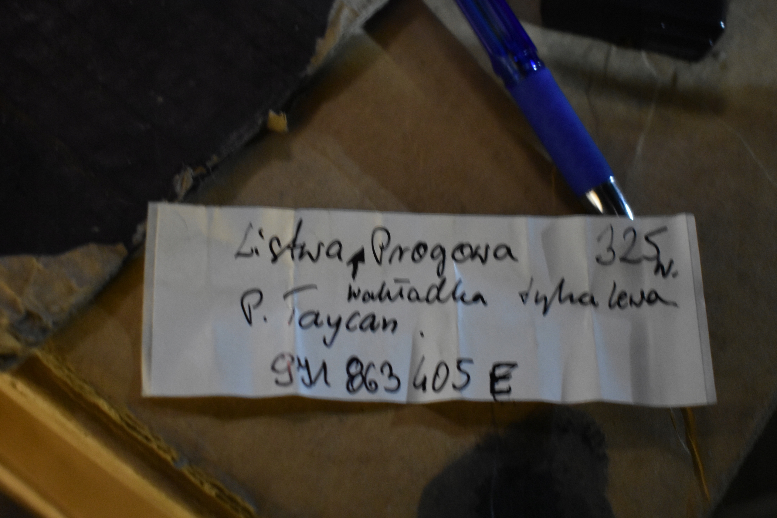 moulding cap threshold rear left PORSCHE TAYCAN 1