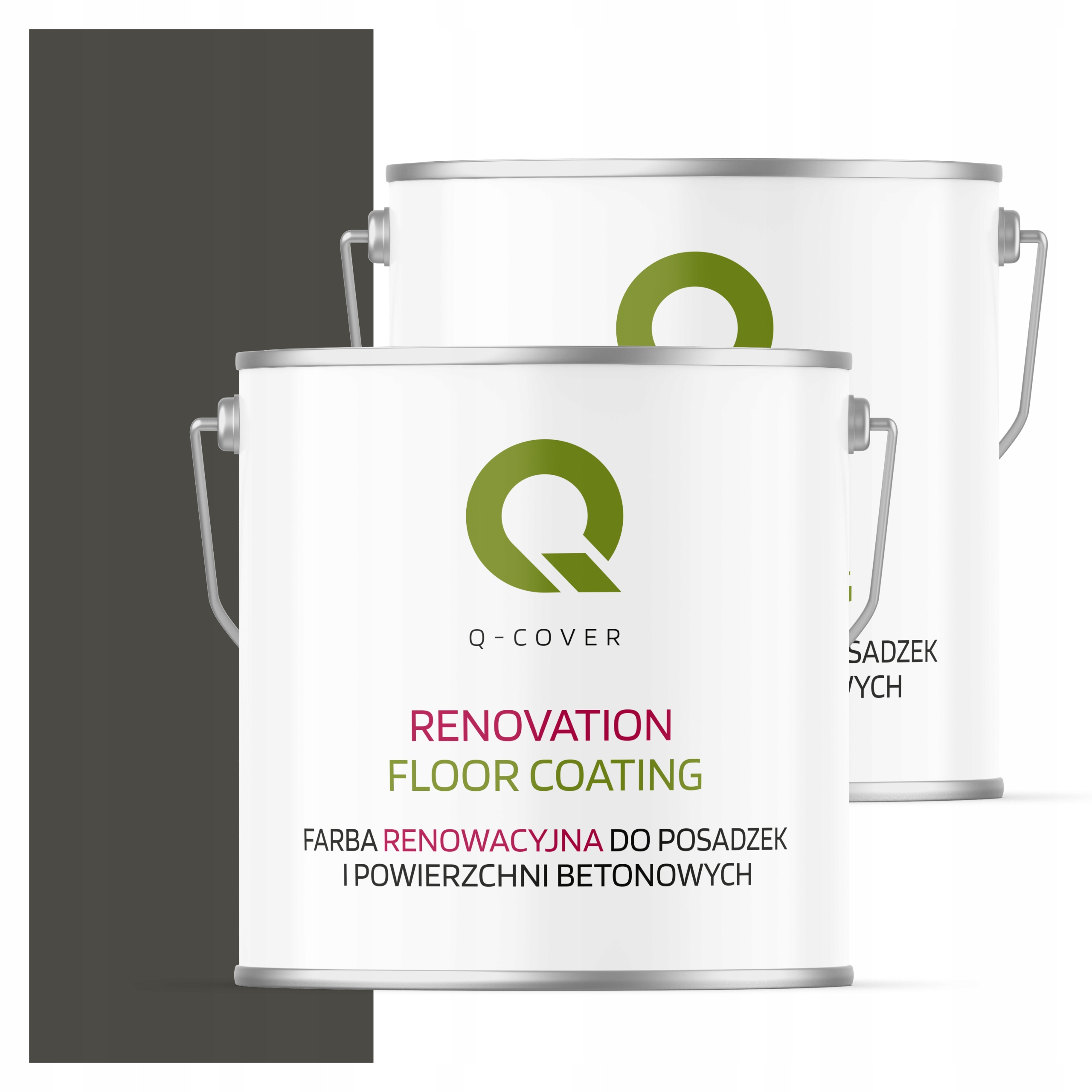 Ochranná farba na podlahy Renovačná šedá Tmavá Ral 7022 Lesk 5L