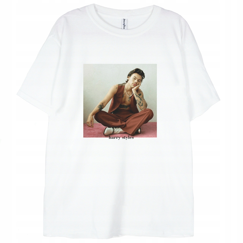 

T-shirt Harry Styles Nude biała koszulka M