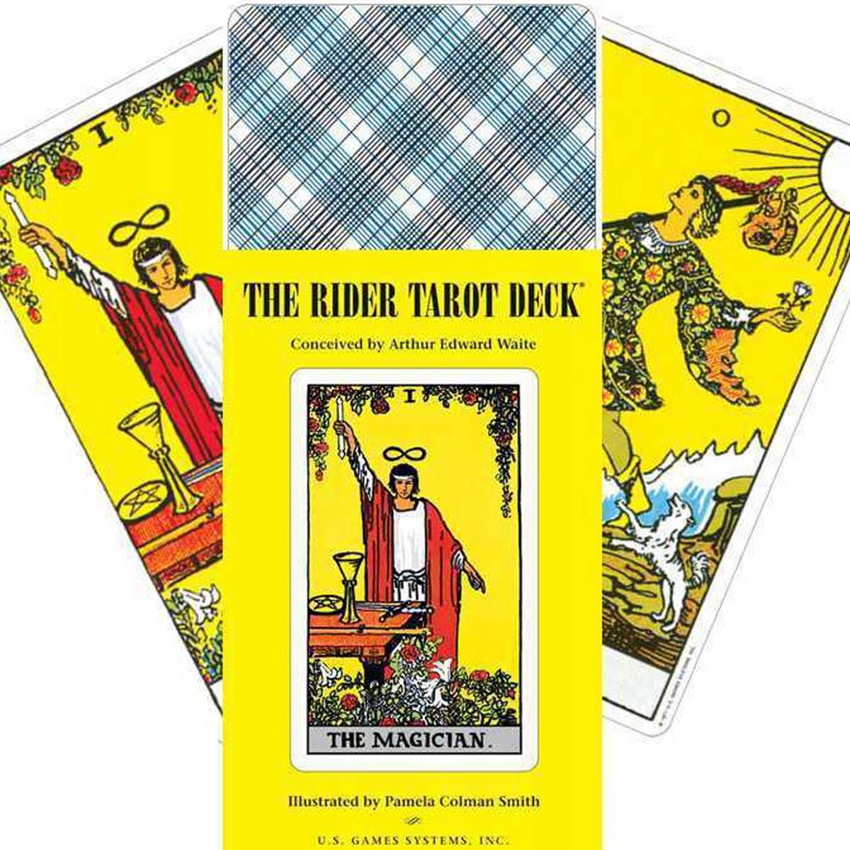 KARTY TAROTA ZESTAW KLASYCZNYCH KART TAROT 78 DO GRY Z RIDER WRÓŻBY Z KART
