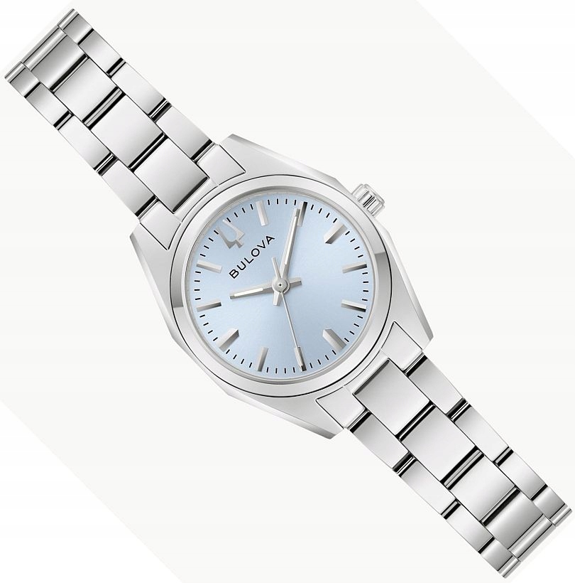 Elegantní Dámské Hodinky Bulova 96L345 Módní Modrý Safír Malý Ø23mm