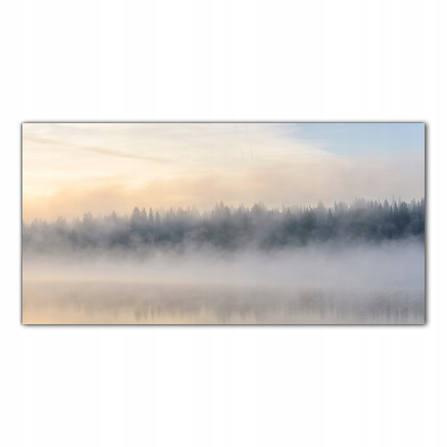 Jezero Východ slunce 120x60 Panel sklo do kuchyně