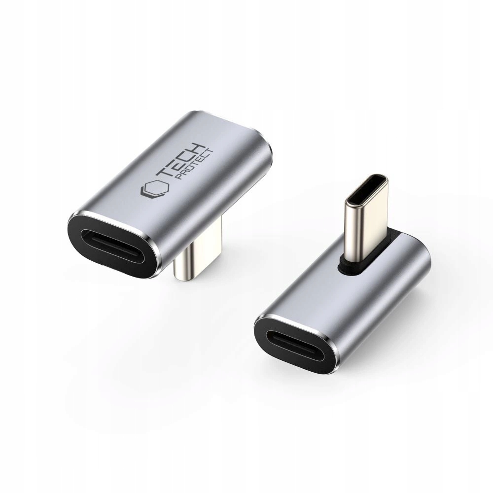 Tech-protect Adapter Kątowy Usb-c Do Telefonów Laptopów 3.1 Ultraboost