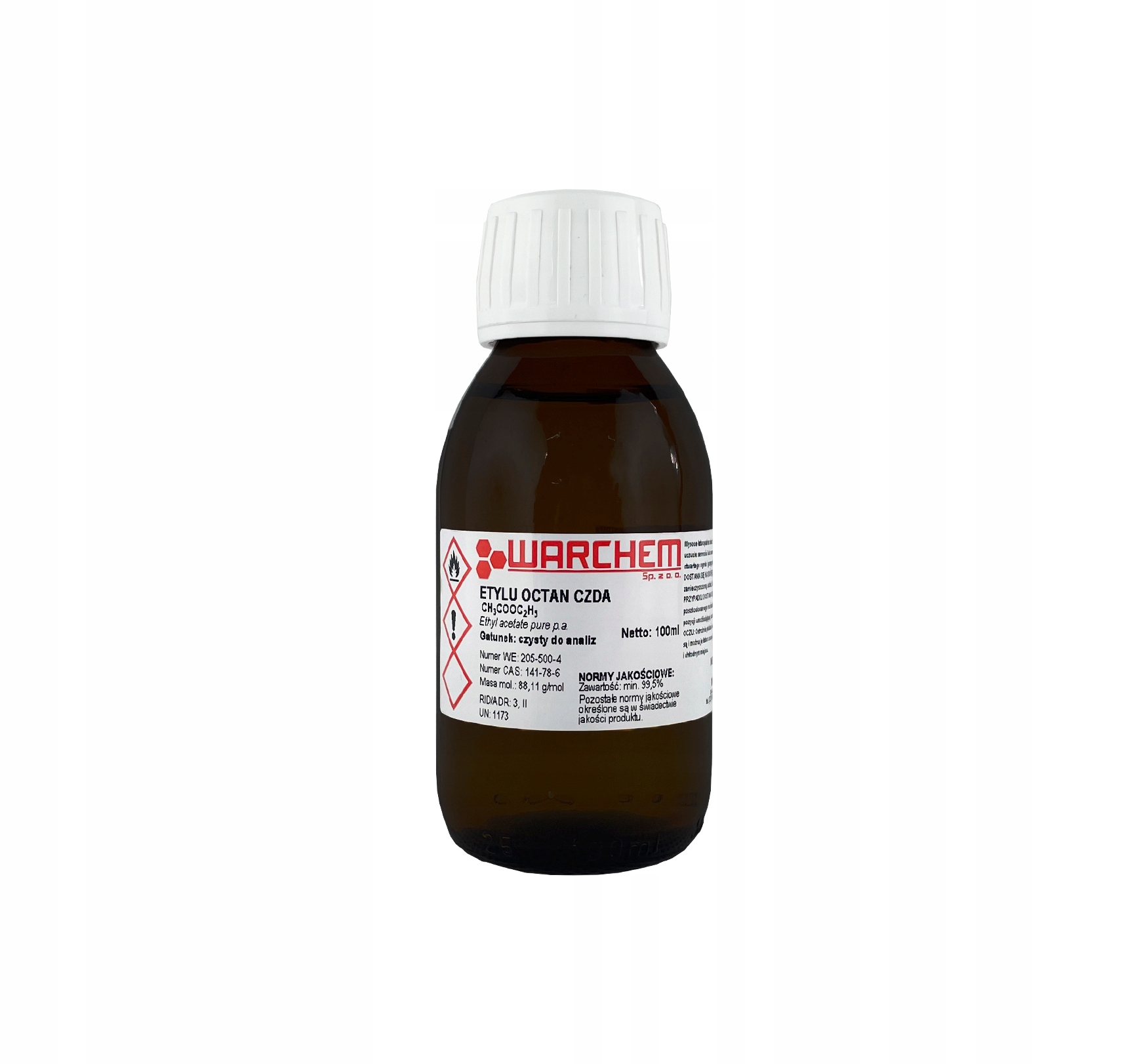 

Octan Etylu czysty do analiz 100ml