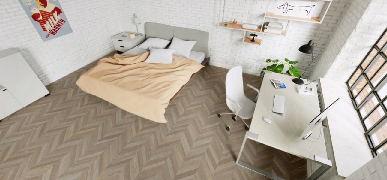 Panele Podłogowe Dąb Kiko Wodoodporne AC5 8 mm V4 2.34m2 Kolekcja Paloma Aqua Block 24h