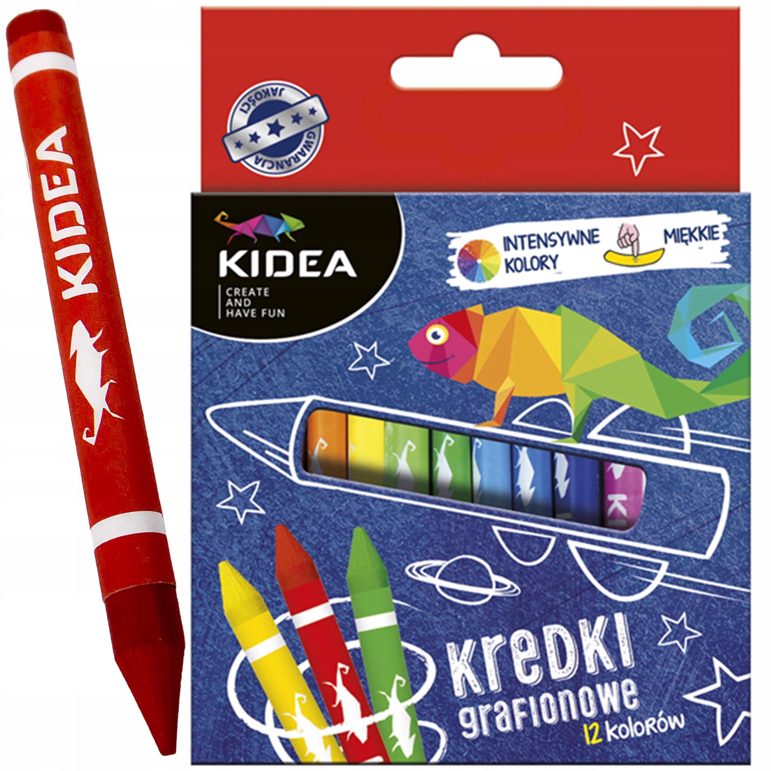 

Kredki Grafionowe Szkolne Kidea Derform