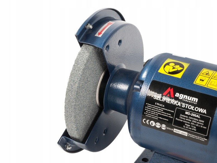 SZLIFIERKA STOŁOWA MAGNUM MD-200AL 230V 200mm 550W Marka Magnum