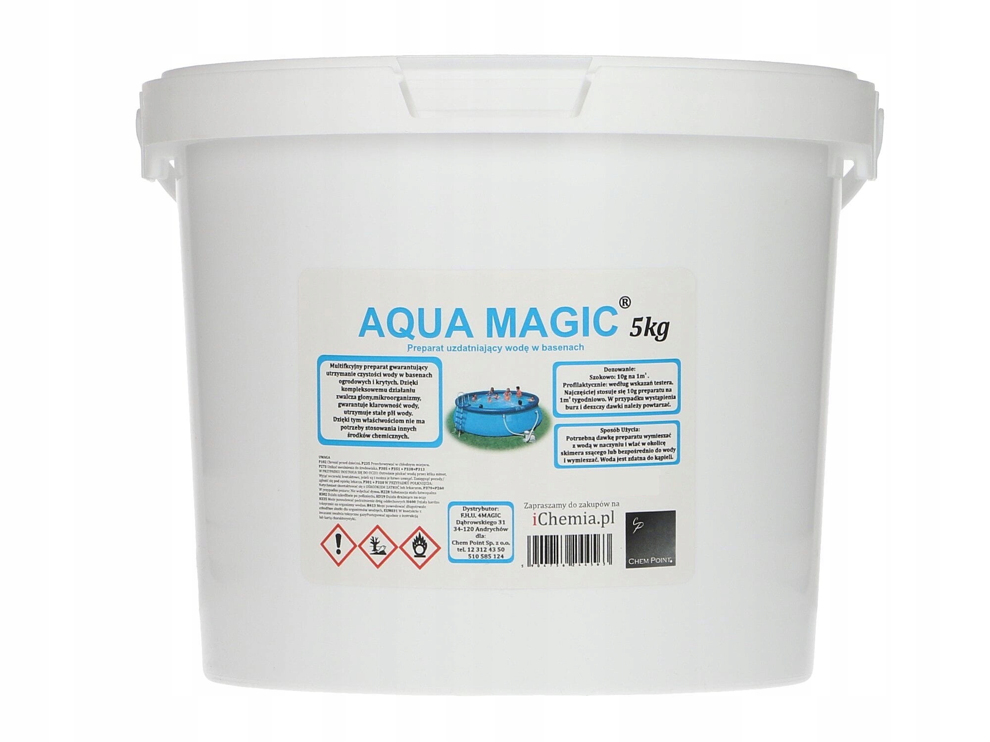 

Aqua Magic 6W1 Chlor Granulat Do Basenu 5 kg