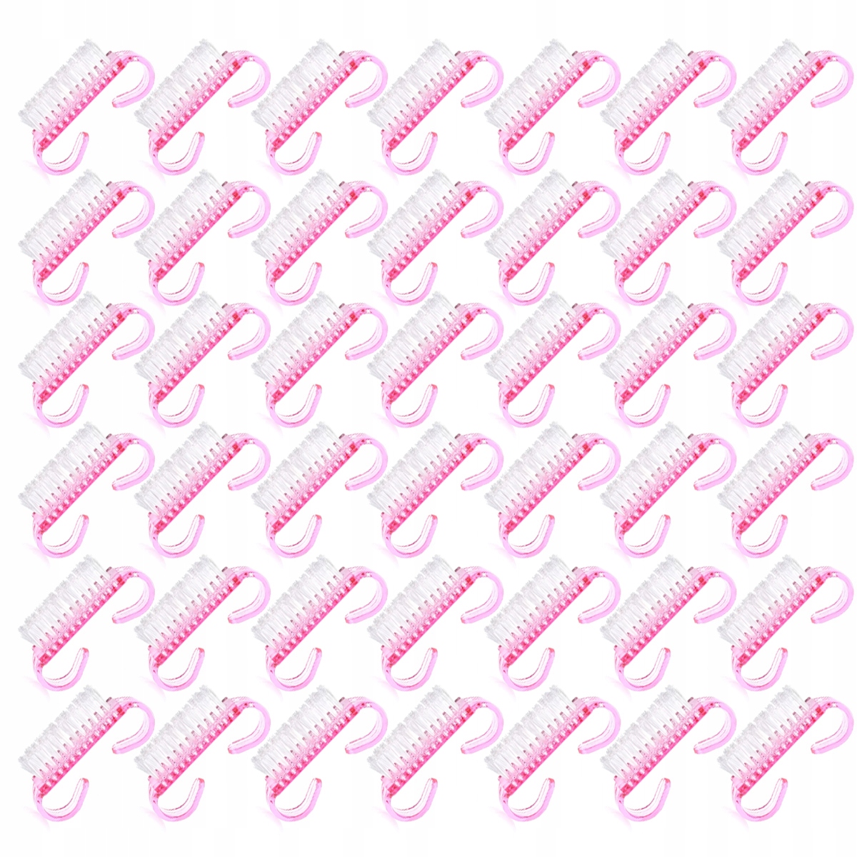 

50x Szczoteczka do paznokci manicure pyłu z rączką