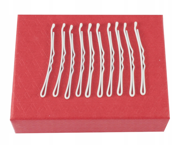 

Wsuwki Do Włosów Białe 4,5 cm 10 sztuk