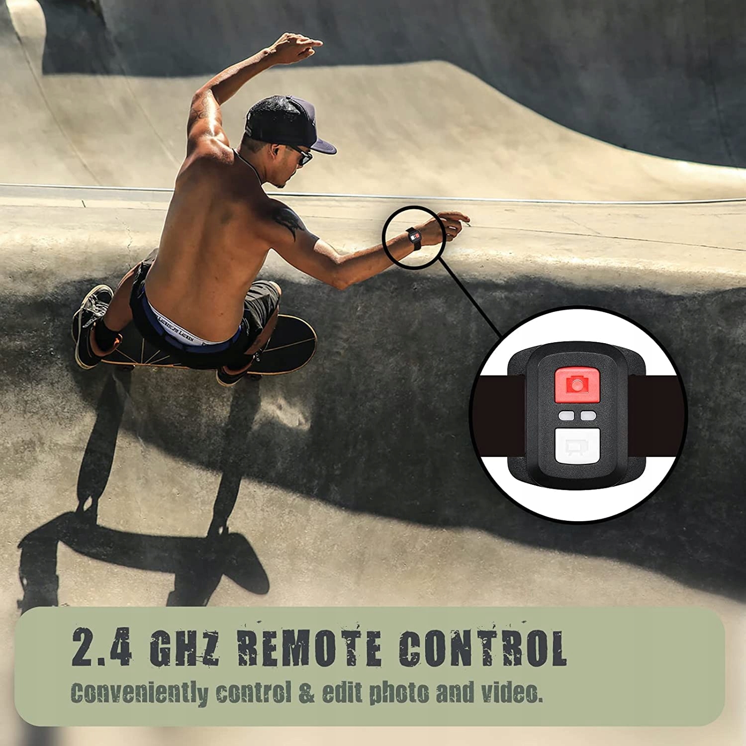 ICEFOX Kamera Sportowa 4K Ultra HD 20MP Wodoodporna 40M WiFi Szerokokątna — miniatura 5