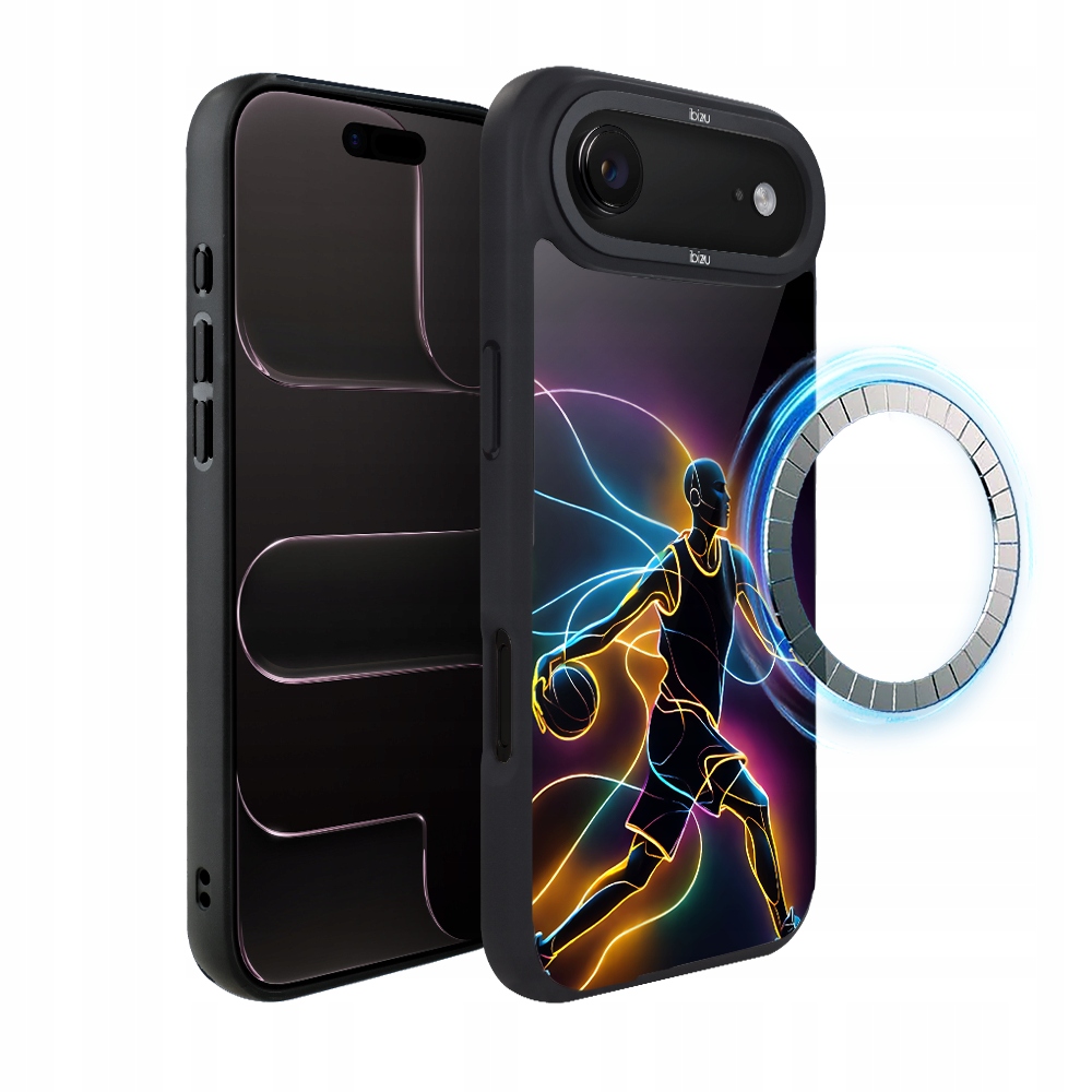 Pouzdro pro iPhone Air Ibizu DropGuard Matt s MagSafe, Duch basketbalu