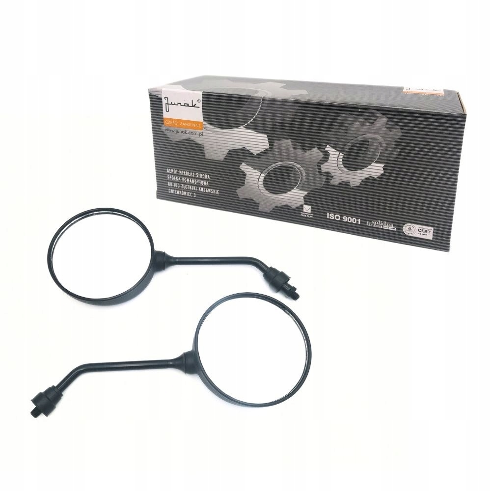 Lusterka Junak Motocykl Motorower M10 Gwint Prawy/ Prawy Kpl