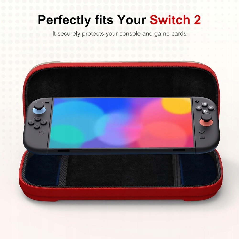 TWARDY FUTERAŁ PODRÓŻNY TORBA HARD STELAŻ DO NINTENDO SWITCH 2 (2025)