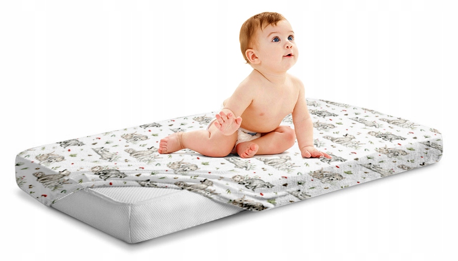 PRZEŚCIERADŁO DO ŁÓŻECZKA 120x60 Z GUMKĄ BAWEŁNA 100% BABYMAM Marka Babymam