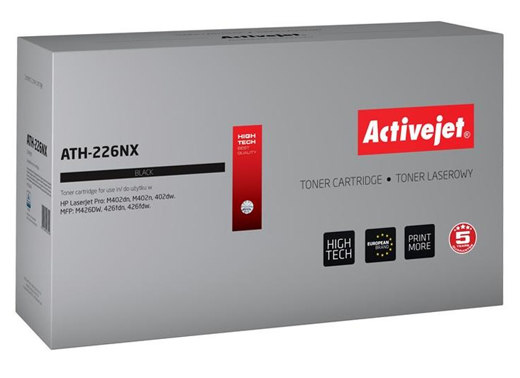 

Toner Activejet Do Hp M402 M426 Hp 26X CF226X 9K