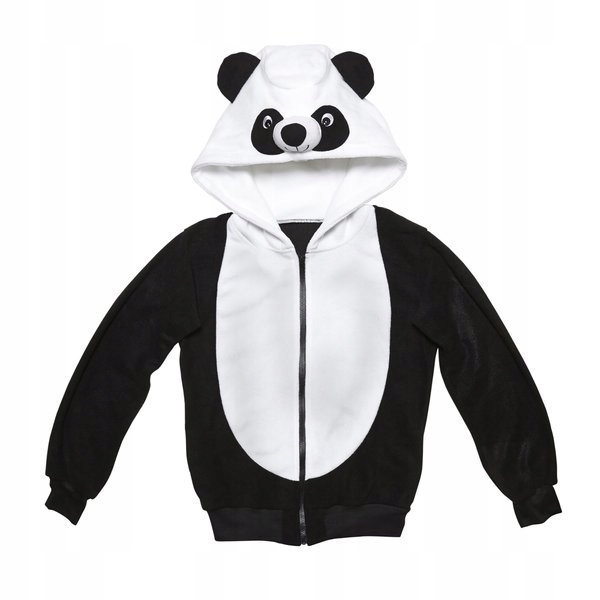 STRÓJ BLUZA PANDY PANDA Z KAPTUREM ZWIERZĘTA S/M Płeć uniseks