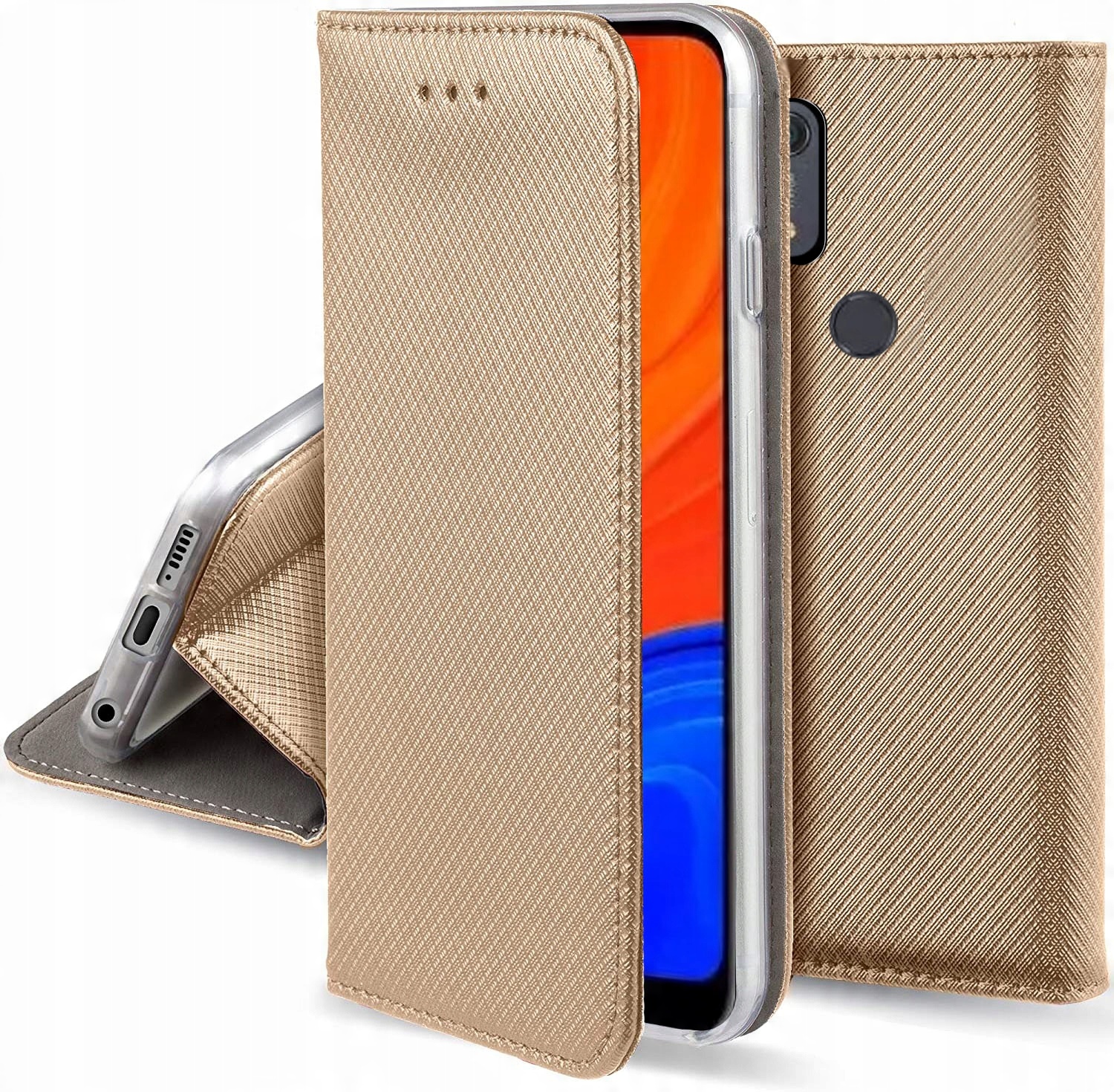 

Etui do Huawei Y6S Smart Magnet Case Szkło