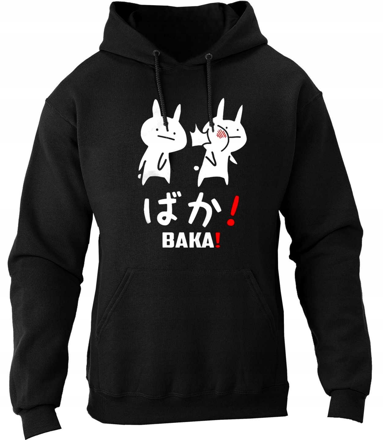 

Bluza z kapturem Baka Otaku Anime Manga Slap