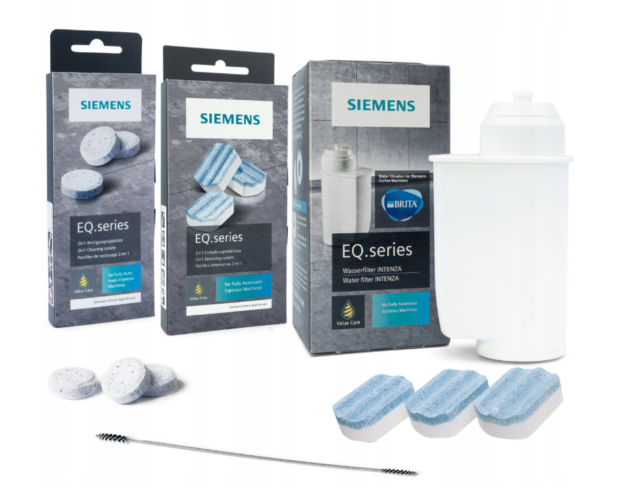 

Siemens zestaw filtr tabletki czyszczące szczotka