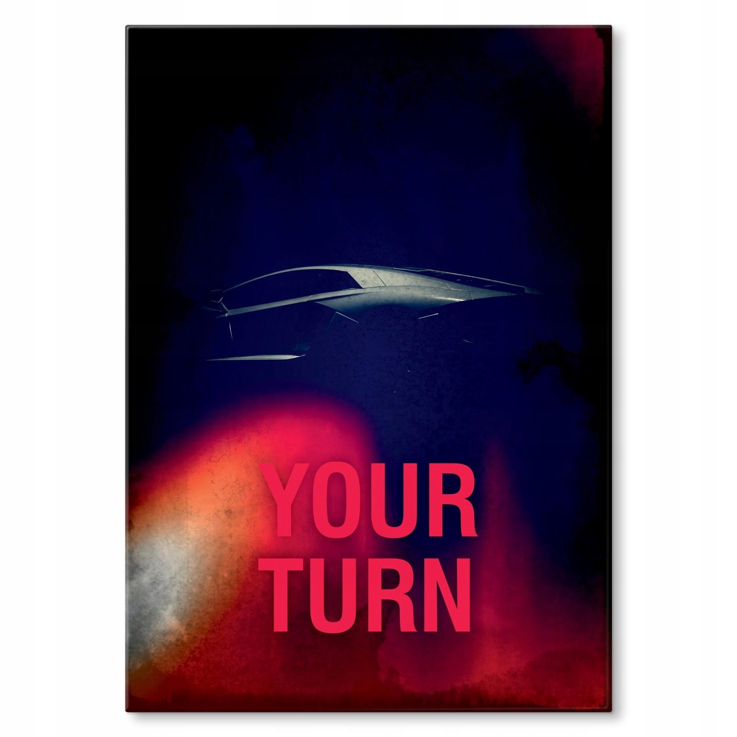 Kovový plakát Your turn Dárek 22 x 31 cm