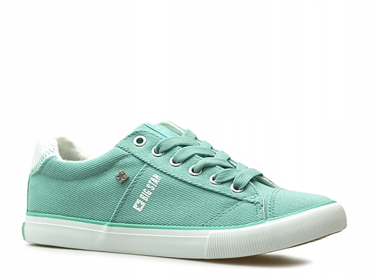

Trampki Big Star Sznurowane Zielone Niskie