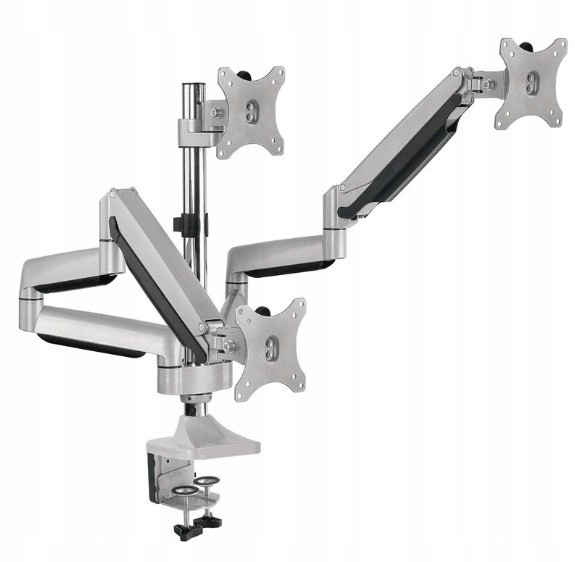 VALUE Biurkowy uchwyt na 3 monitory LCD