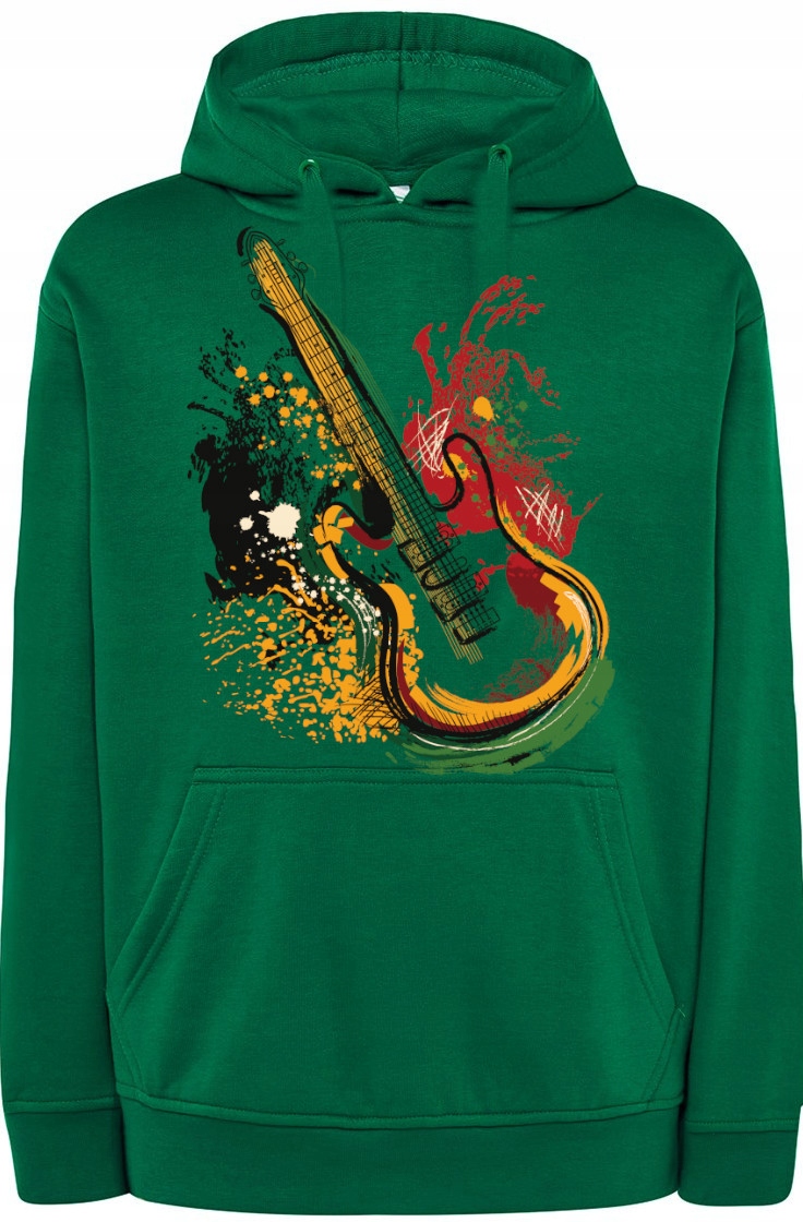 Elektrická kytara Pánská Mikina Kapuce r.XS