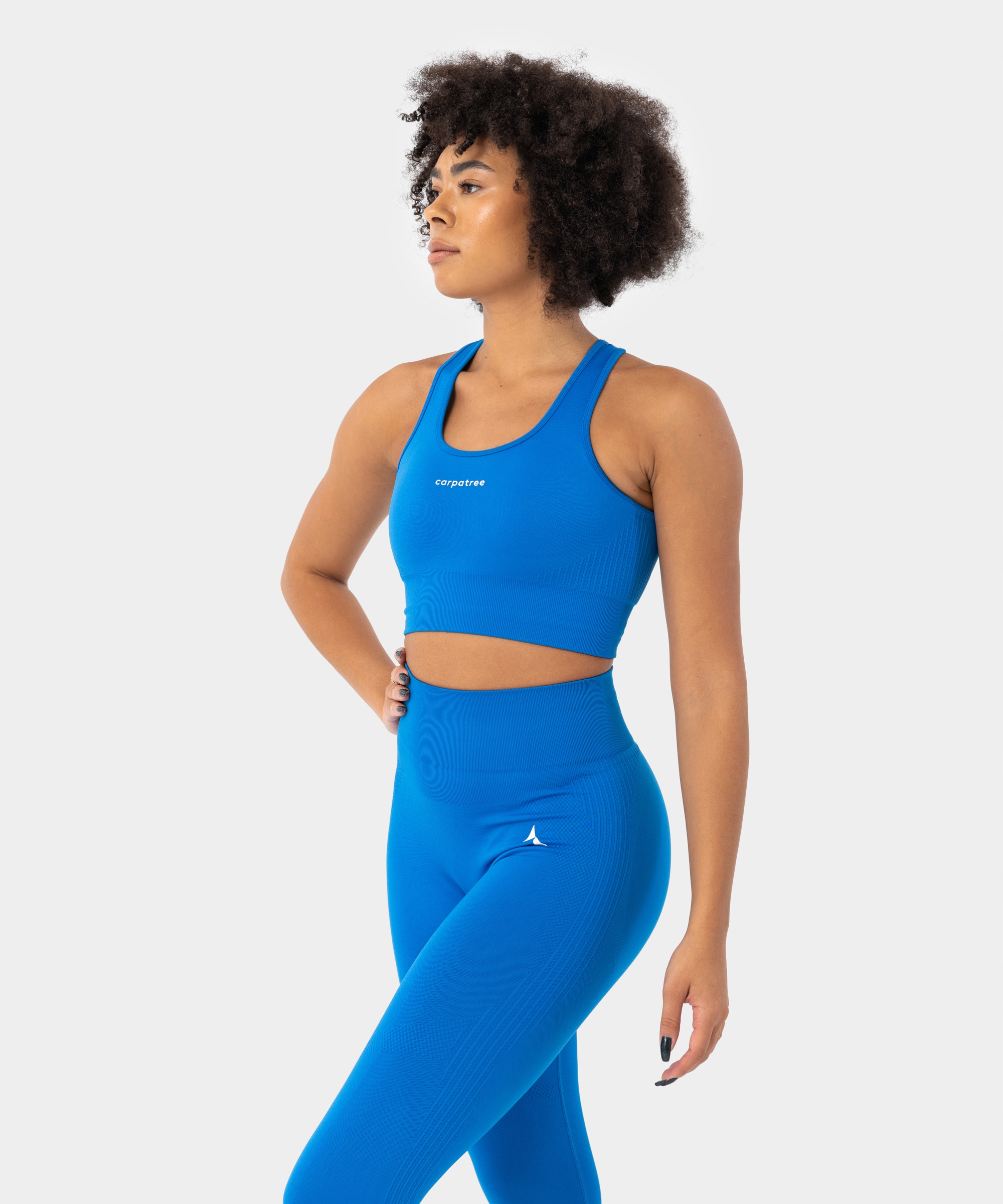 LEGGINSY NIEBIESKIE KOBALOTWE FITNESS SIŁOWNIA BIEGANIE - S Rozmiar S