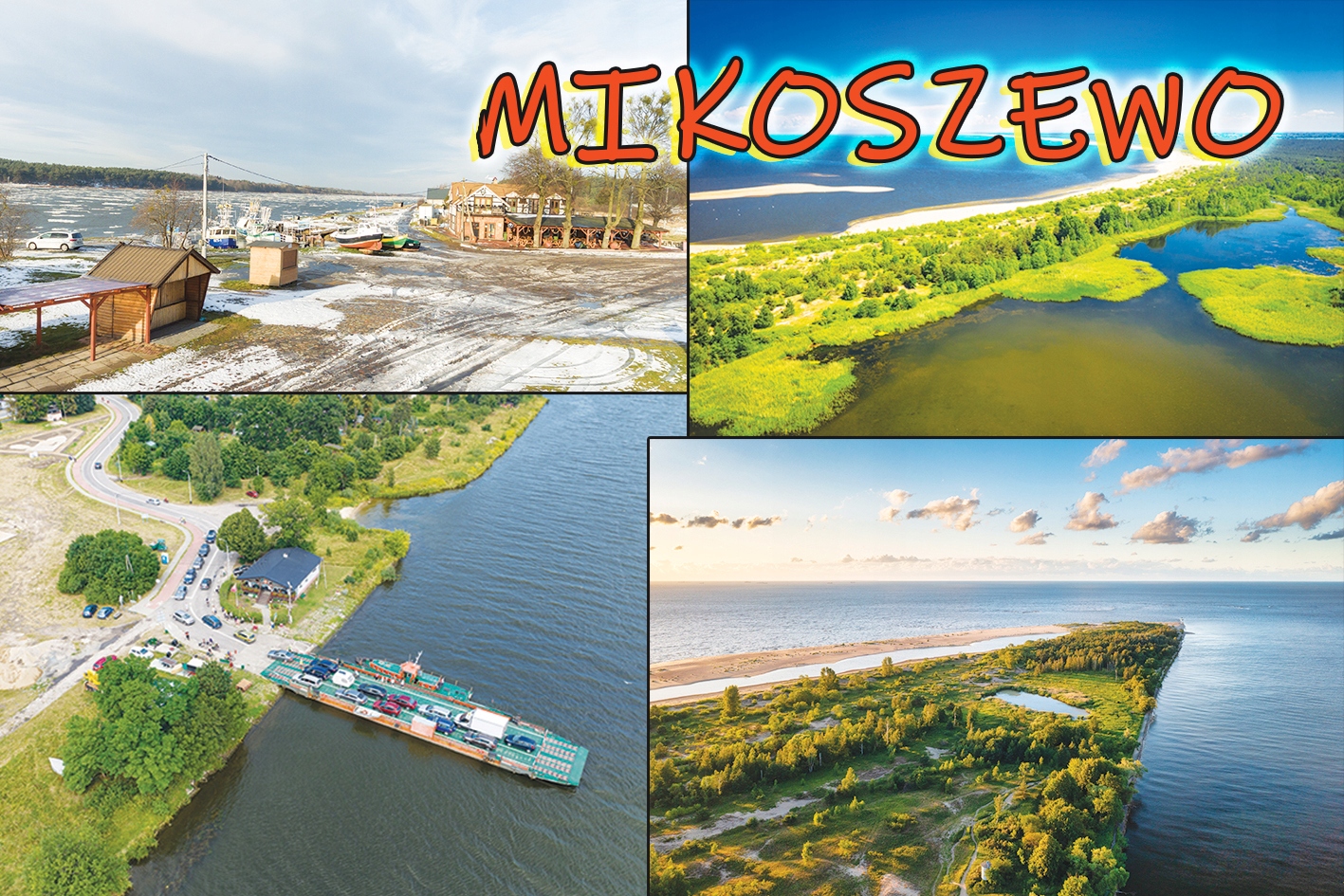 Magnesy na lodówkę miasta - MIKOSZEWO