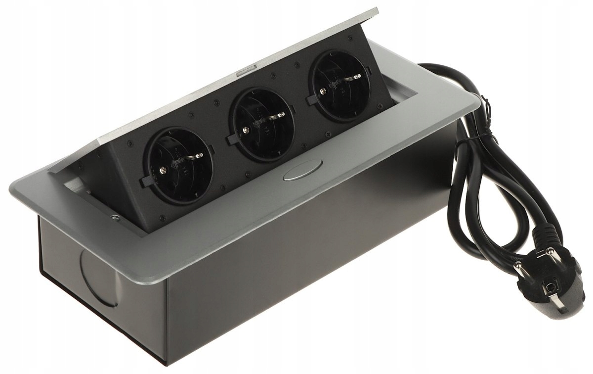 Zásuvková Lišta Pro Nábytek FPS-3S/CABLE (3 Zásuvky)