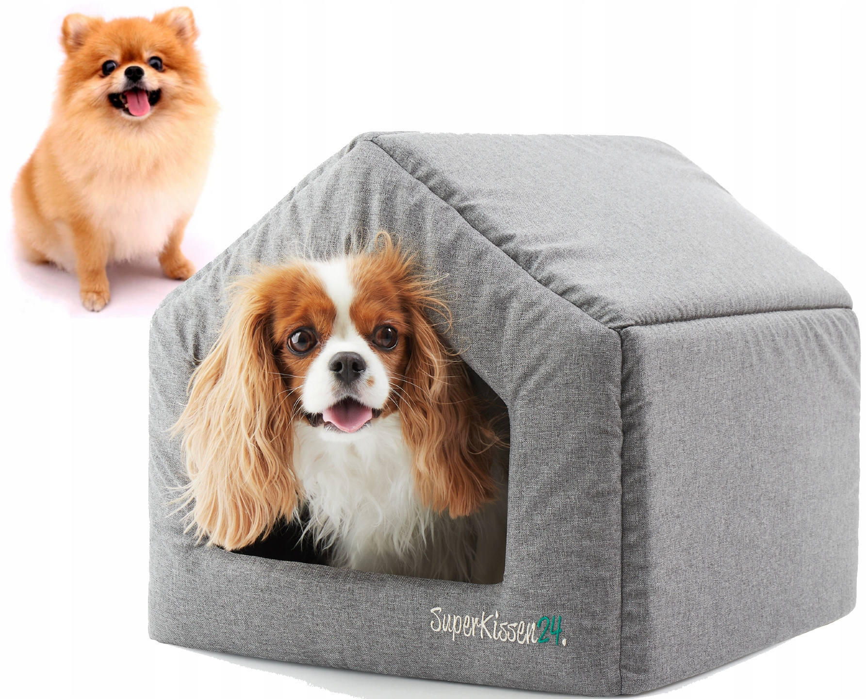 

Domek dla psa Legowisko kota buda XL Len Futro