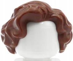 

Lego włosy figurki damskie, brązowe, falowane