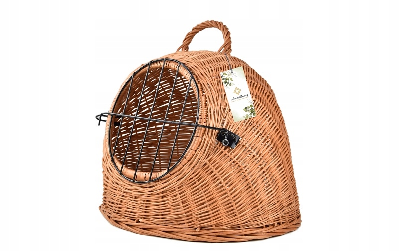 Přepravka, proutěná bouda pro kočky a psa 44 cm