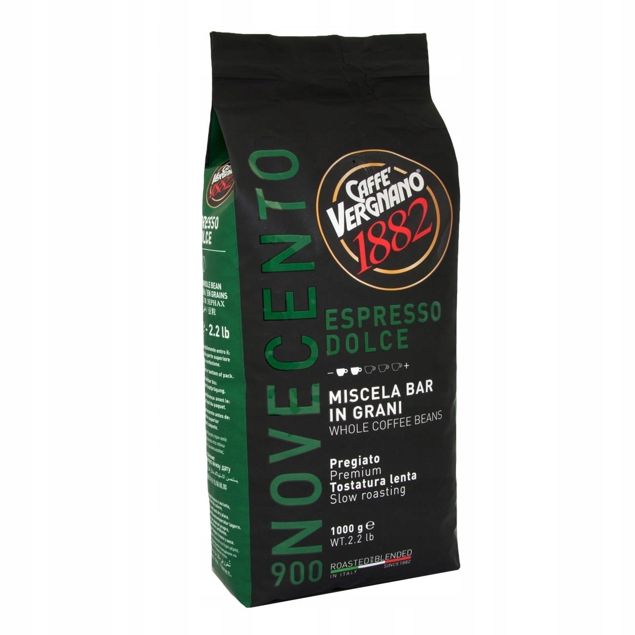 Levně Vergnano 900 Espresso Dolce 1 kg káva