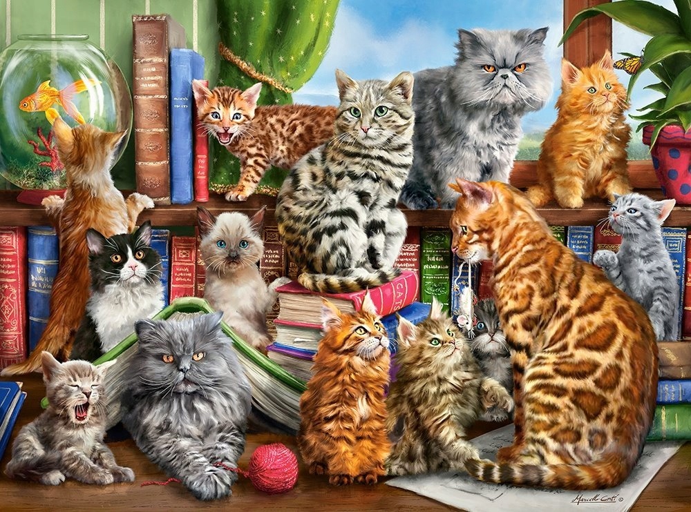 

Castorland Puzzle 2000 Koci dom