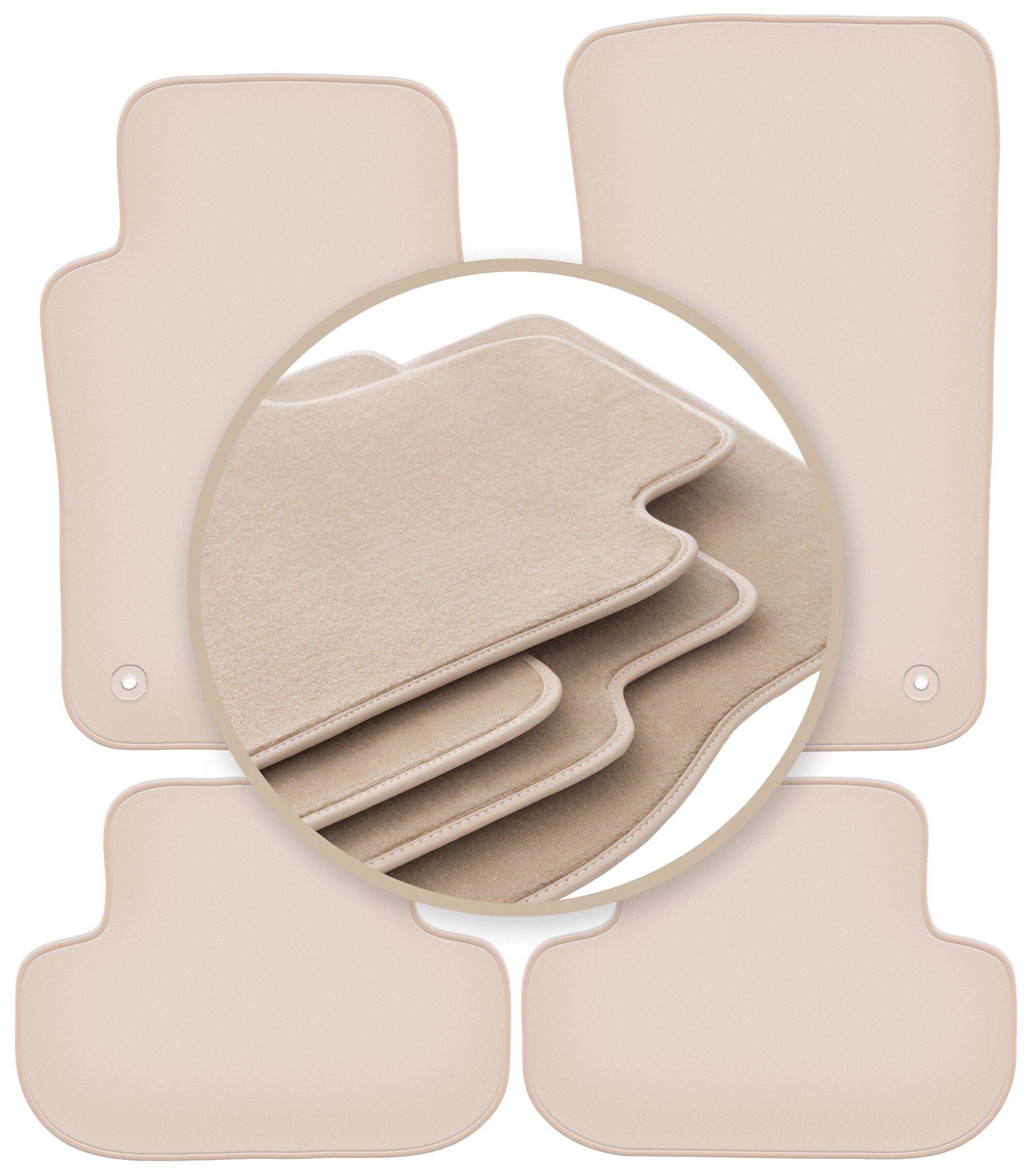 Velúrové koberčeky 10 mm Premium pre: Chevrolet Camaro V 2006-2015