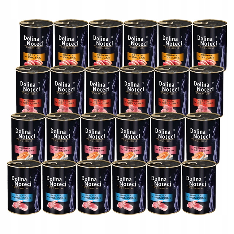 Dolina Noteci Premium Mokré krmivo pro kočky, mix chutí, 24 x 400 g