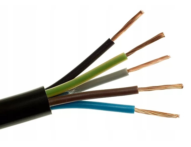 

Przewód linka Owy 5x0,75mm2 czarny 0,75mm2 1mb Pl