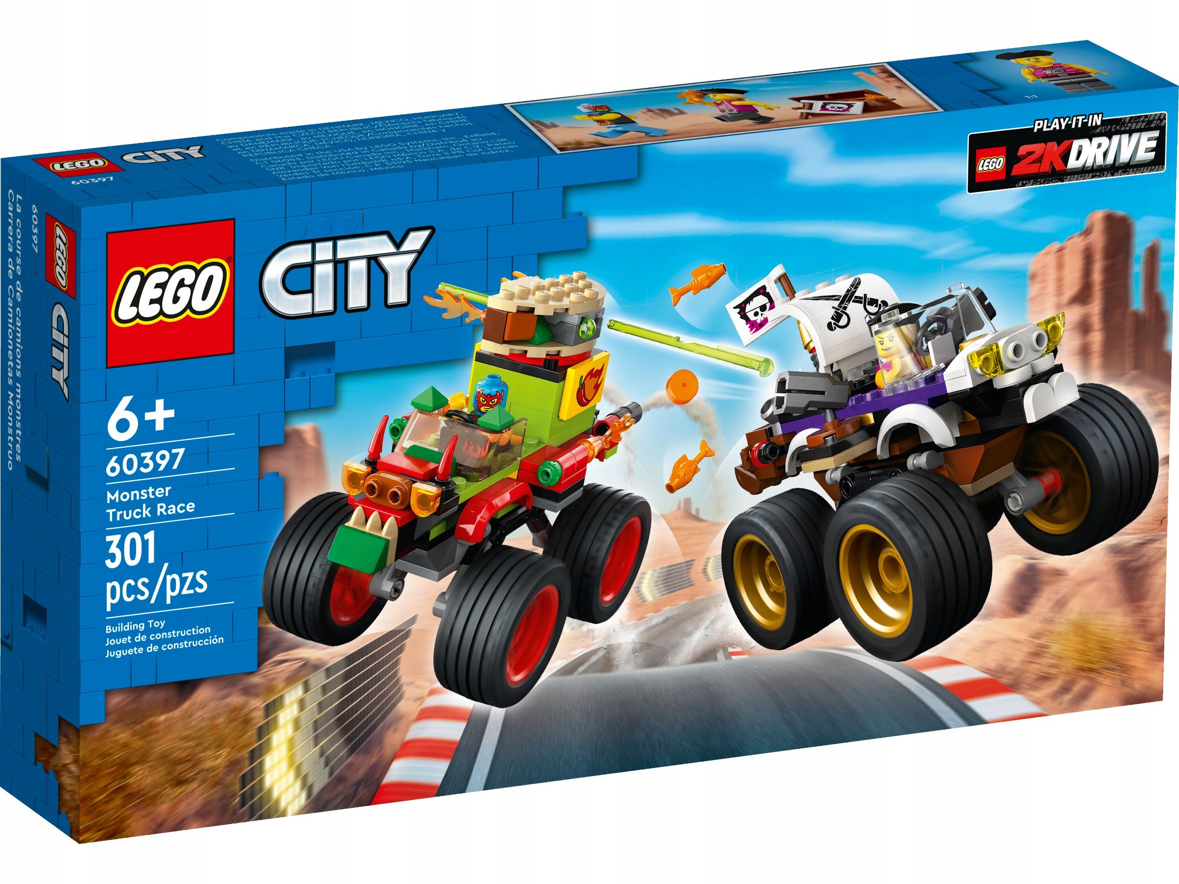 Lego 60397 City Závod monsterTruckami Nové Stavebnice