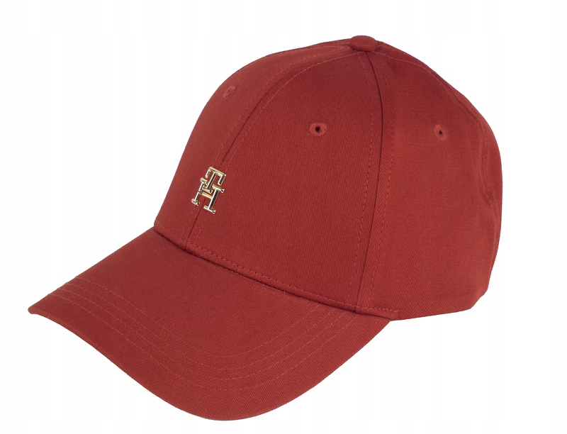 Tommy Hilfiger čepice s kšiltem, červená